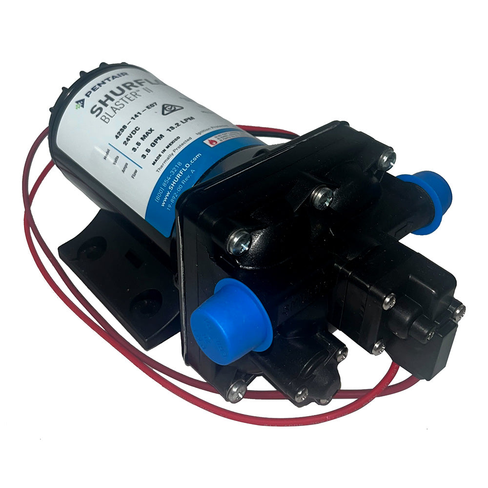 Shurflo by Pentair Blaster II Washdown Pump 24 VDC 35 GPM 45 PSI 4238141E07
