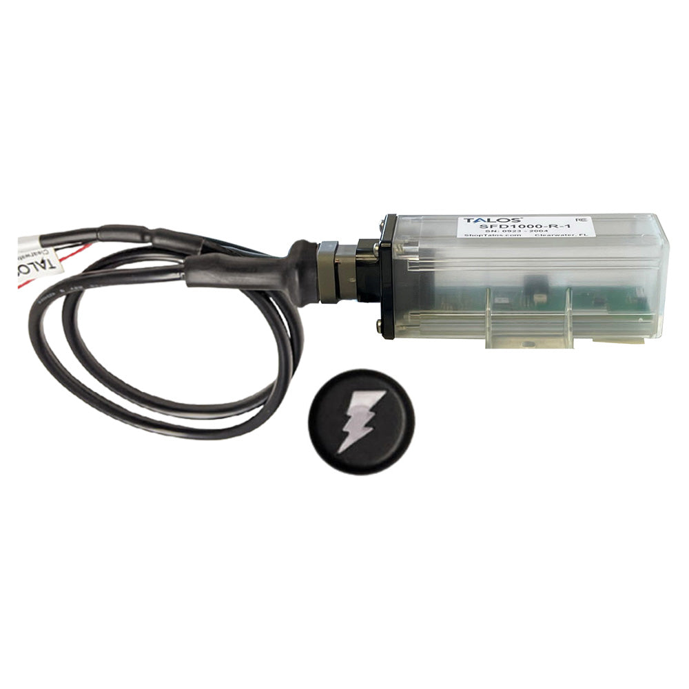 TALOS Remote Housing Lightning Detection System w20 Cable Black Round Indicator wTranslucent Housing SFD1000RT1BOBL20FT