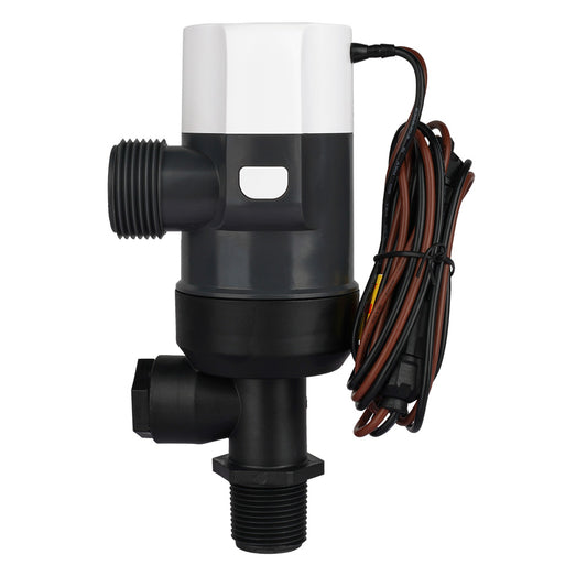 Commodore 1100 GPH Vertical Livewell Pump Short 12V CMD311100L