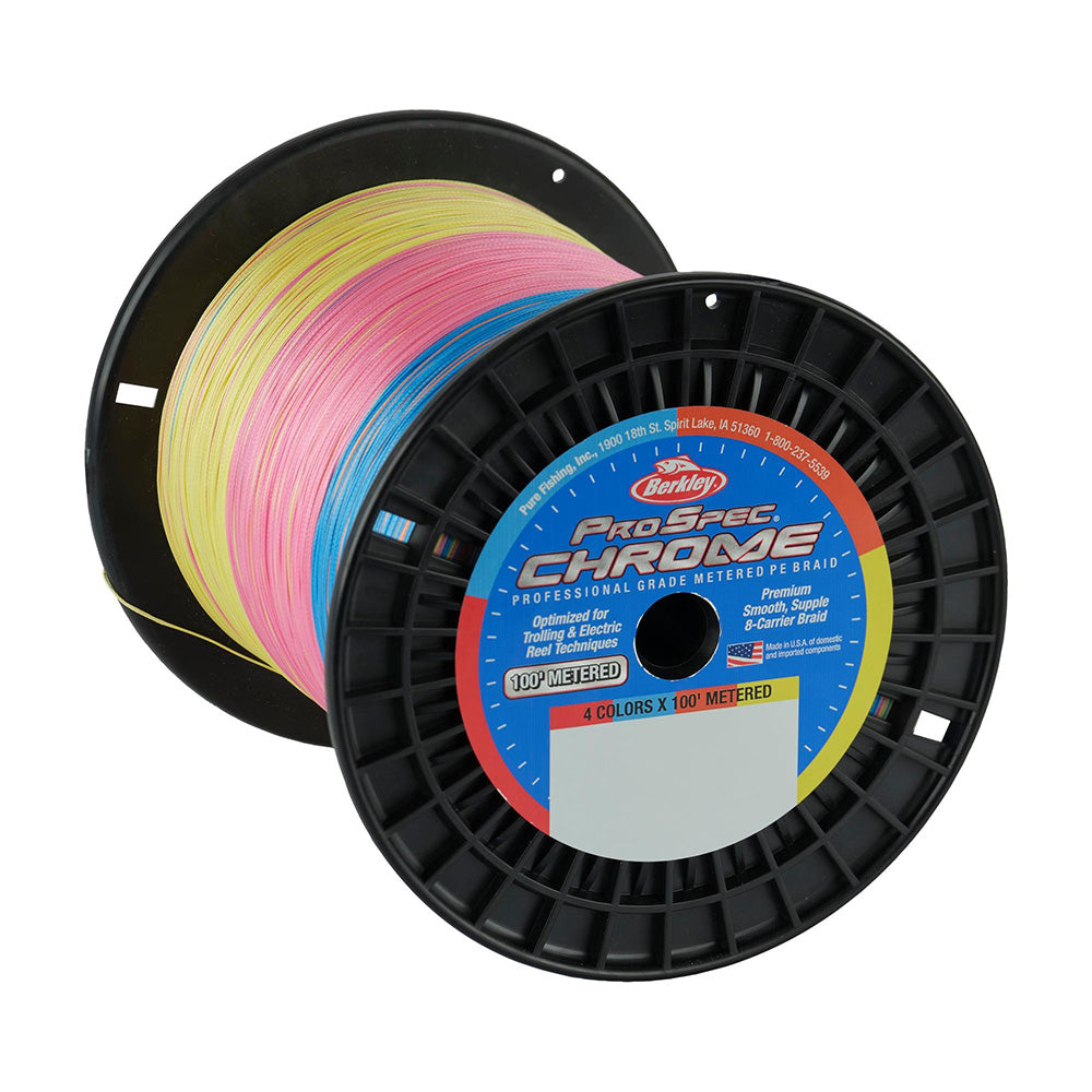 Berkley ProSpec Chrome 4 x 100 Metered Braid 20lb 3500yd 1640955