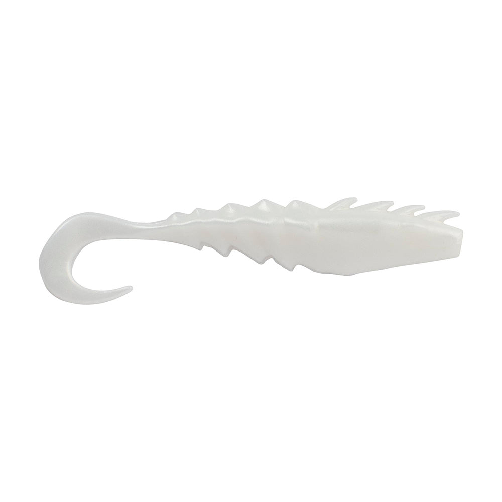 Berkley Gulp Saltwater Nemesis Prawn Curl Tail 4 Pearl White 1551576