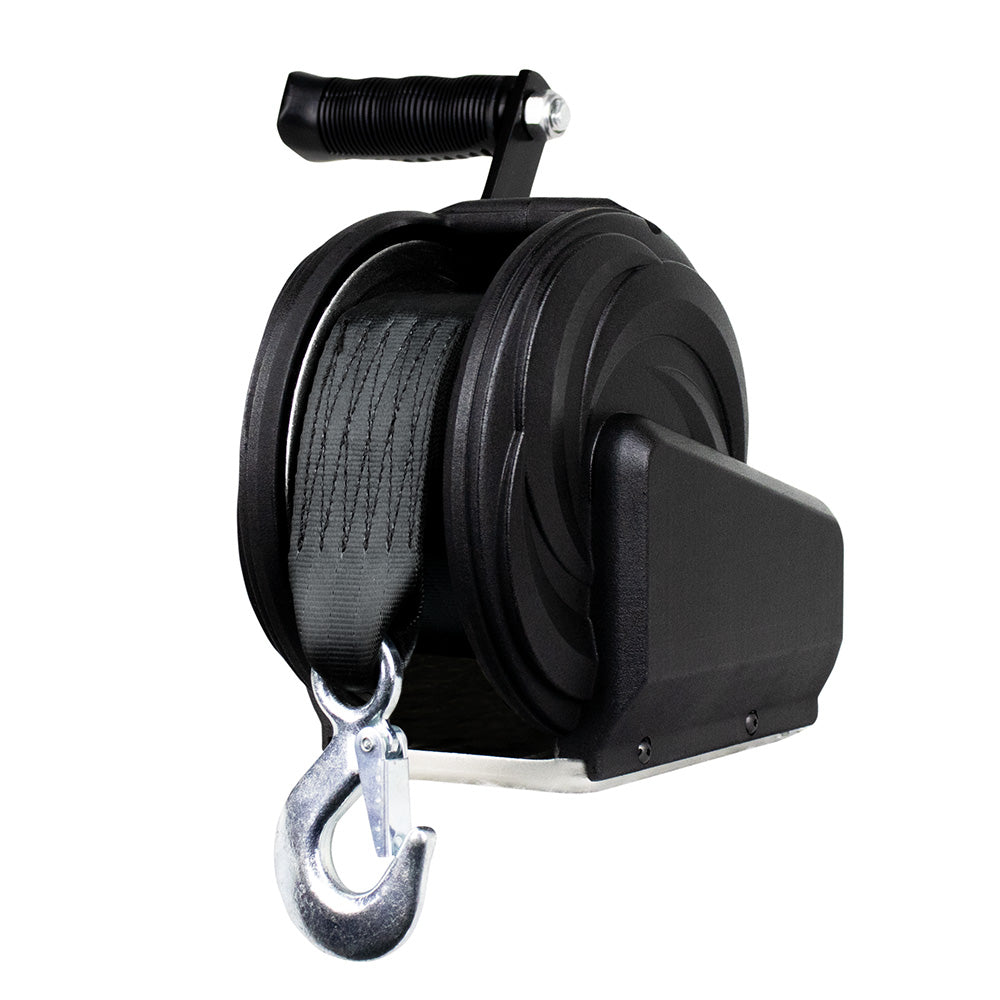 Powerwinch Select Series Winch 1600lb 6 Crank Arm Carbon Black 21400W16006BR