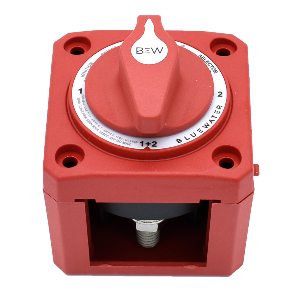 Bluewater Off12Both Battery Switch Surface Mount Red 980000711