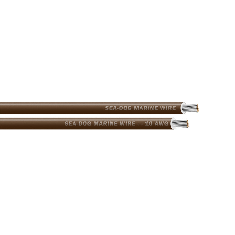 SeaDog 10 AWG Brown Primary Wire 25 8010070
