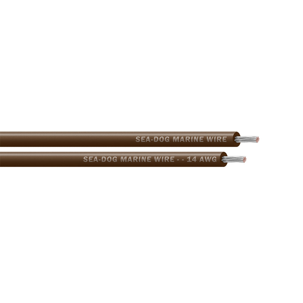 SeaDog 14 AWG Brown Primary Wire 1000 8014079