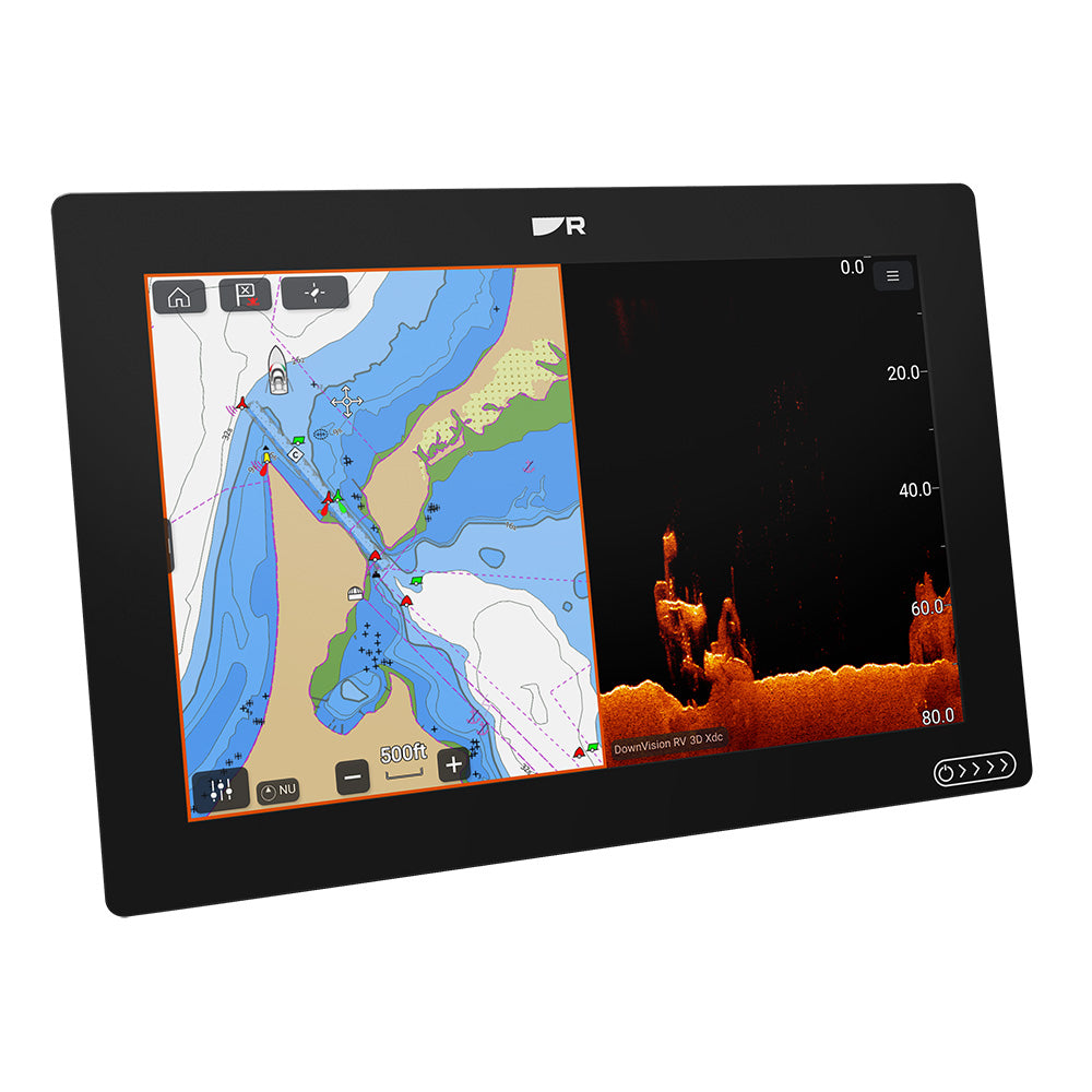 Raymarine Axiom 2 RV 12 ChartplotterFishfinder wRealVision 3D Sonar Lighthouse North America Chart RV100 Transducer