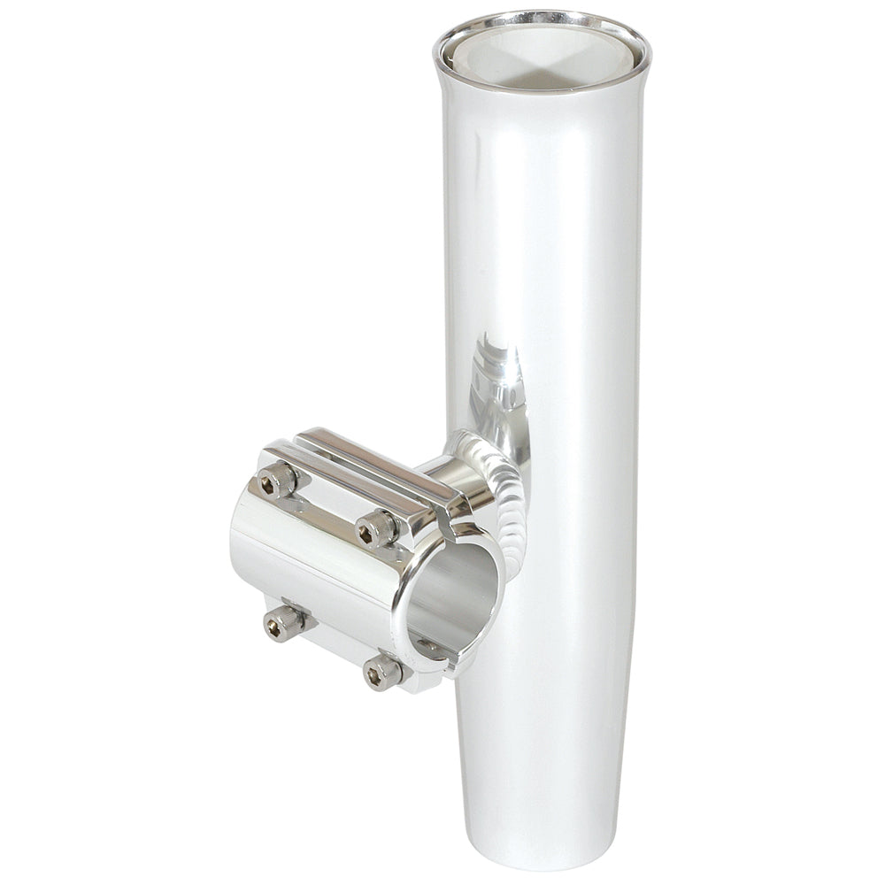 Lees ClampOn Rod Holder Silver Aluminum Horizontal Mount Fits 1050 OD Pipe RA5201SL