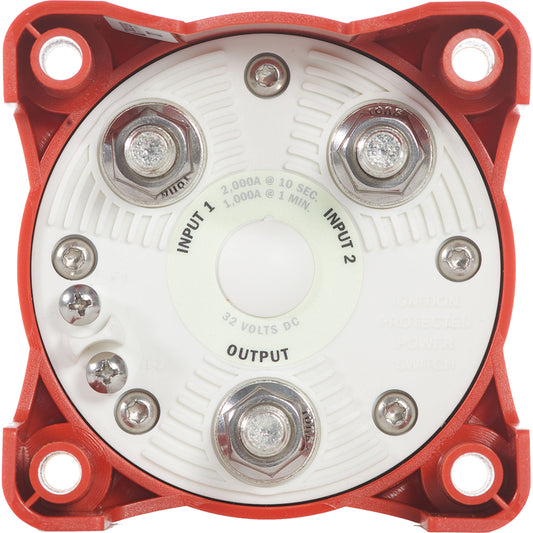 Blue Sea 11001 eSeries Battery Switch wAlternator Field Disconnect 3Position 11001