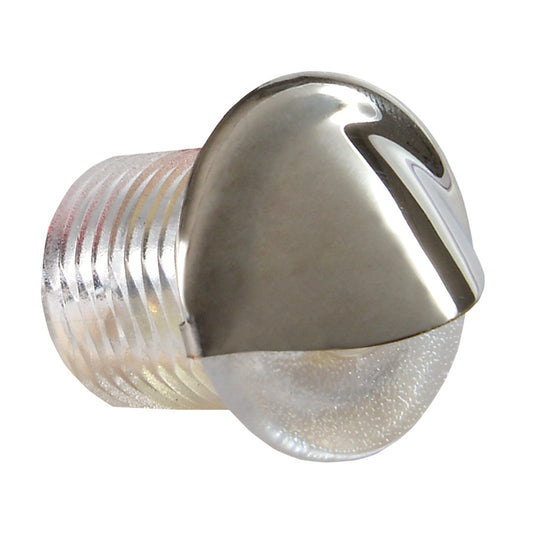 Lumitec Aruba Courtesy Light Polished SS Finish White NonDimming 101144