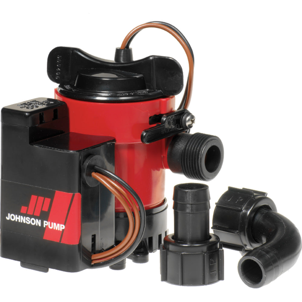 Johnson Pump Cartridge Combo 1000GPH Auto Bilge Pump wSwitch 12V 0590300
