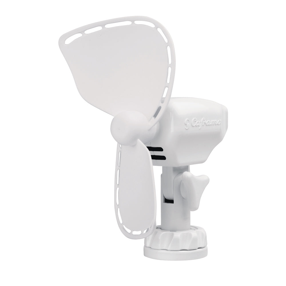 SEEKR by Caframo Ultimate 747 24V 2Speed 7 Fan wLighter Plug White 747CA24WCS