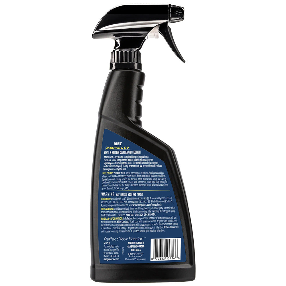 Meguiars 57 Vinyl and Rubber ClearnerConditioner 16oz M5716