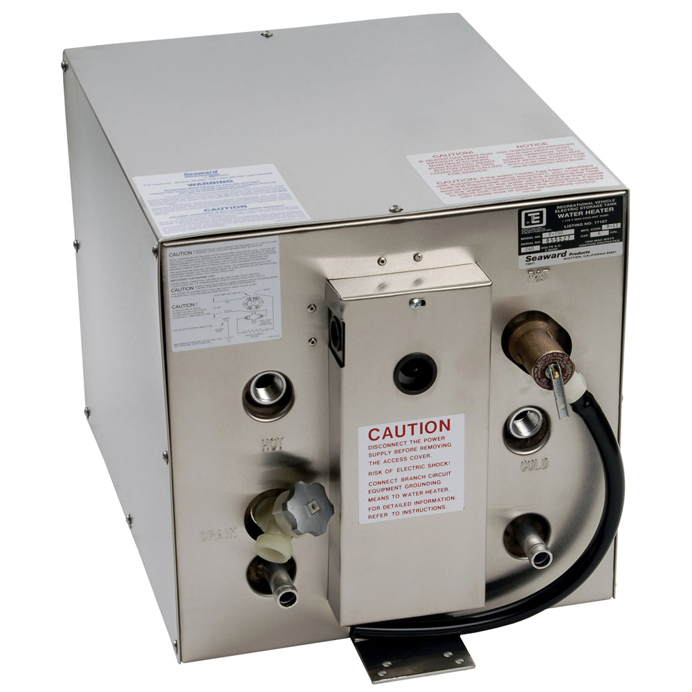 Whale Seaward 6 Gallon Hot Water Heater wFront Heat Exchanger Stainless Steel 120V 1500W F700