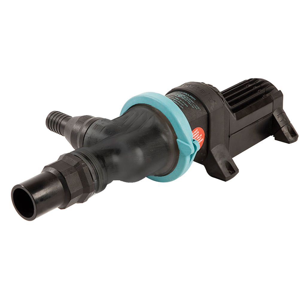 Whale Gulper Grouper Mk3 FishboxWaste Pump w90 Degree Ports 24V BP4774