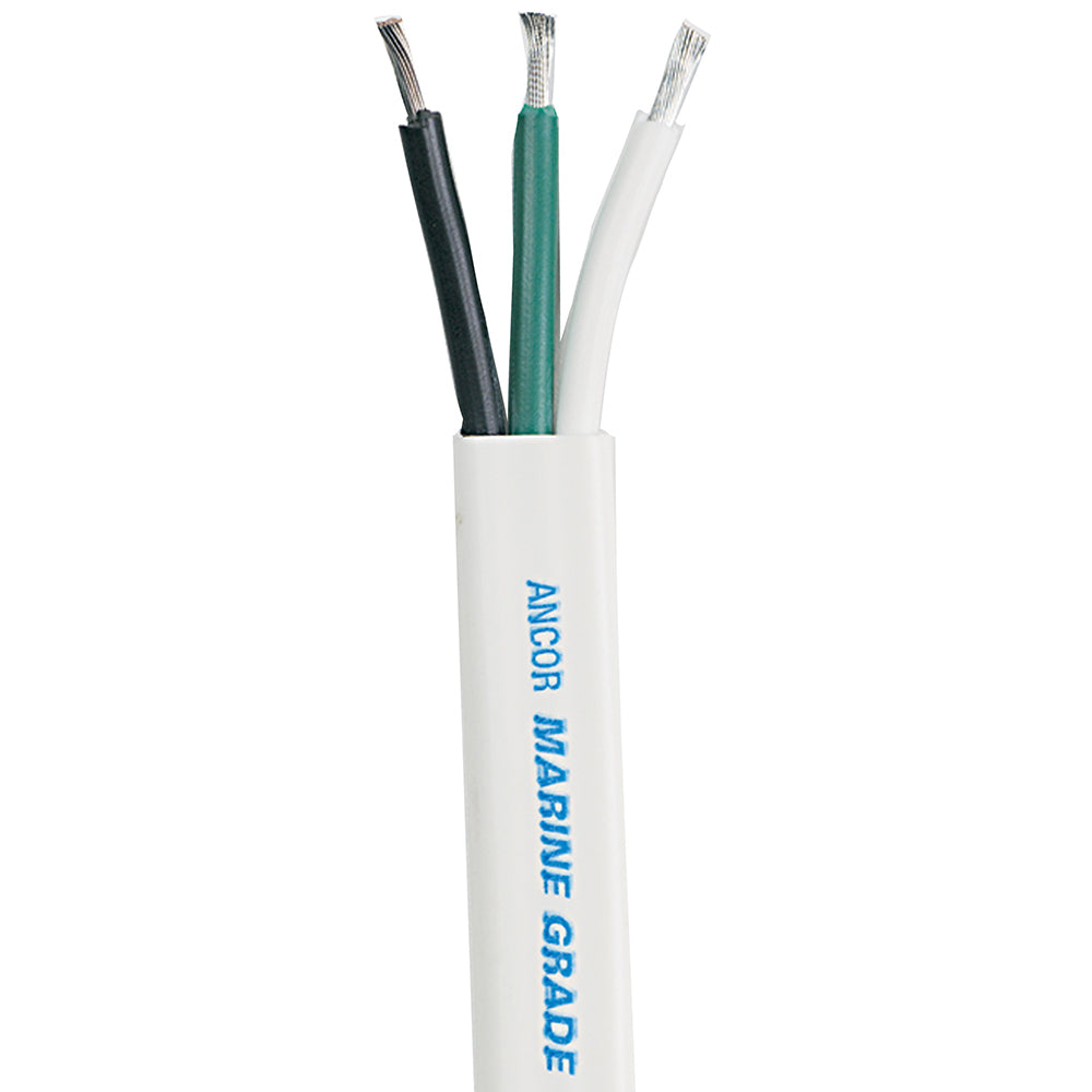 Ancor White Triplex Cable 163 AWG Flat 100 131710