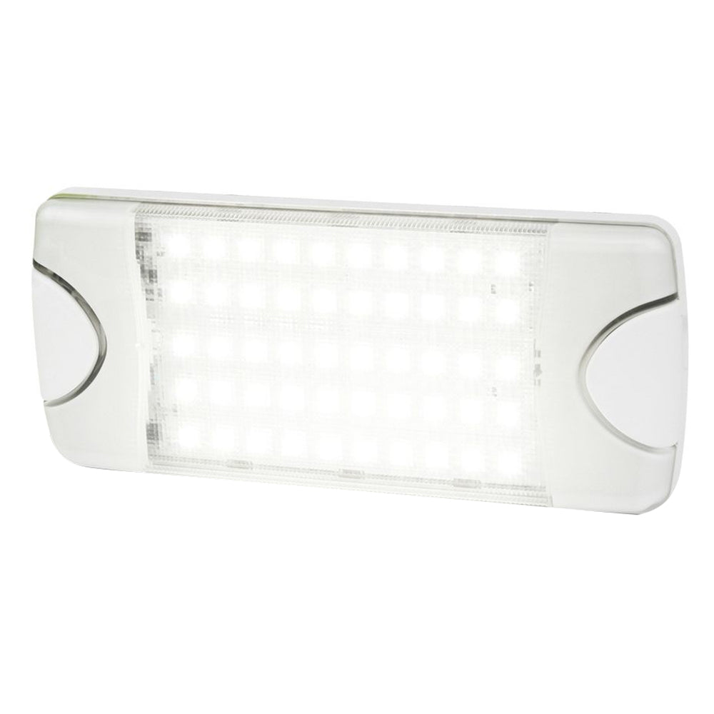 Hella Marine DuraLED 50 Low Profile InteriorExterior Lamp Wide White Spreader Beam 980629501