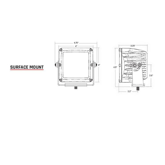 RIGID Industries DXL PRO SpecterDriving LED Pair Black 322613