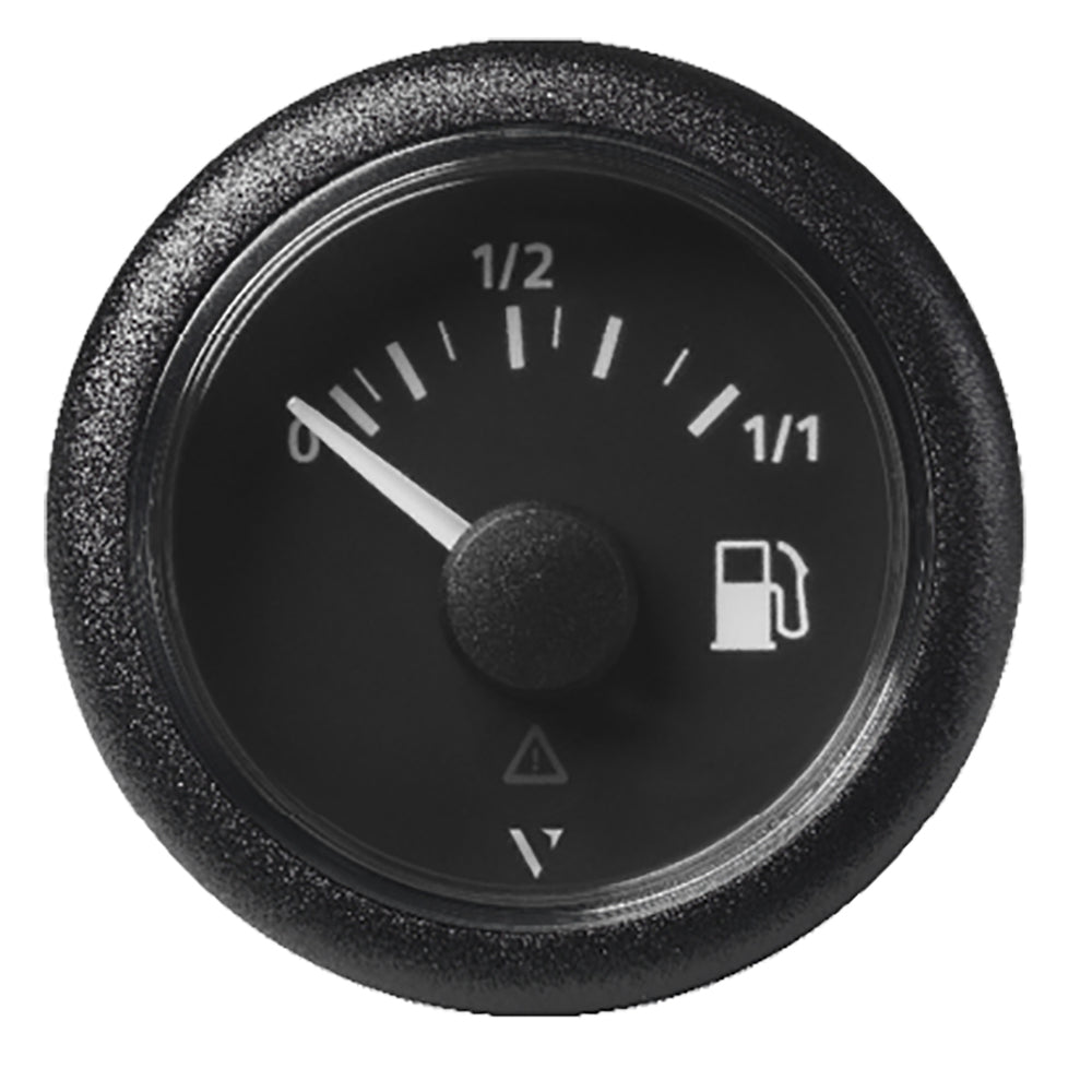 Veratron 52MM 2116 ViewLine Fuel Level Gauge 011 3 to 180 OHM Black Dial Round Bezel A2C59514082