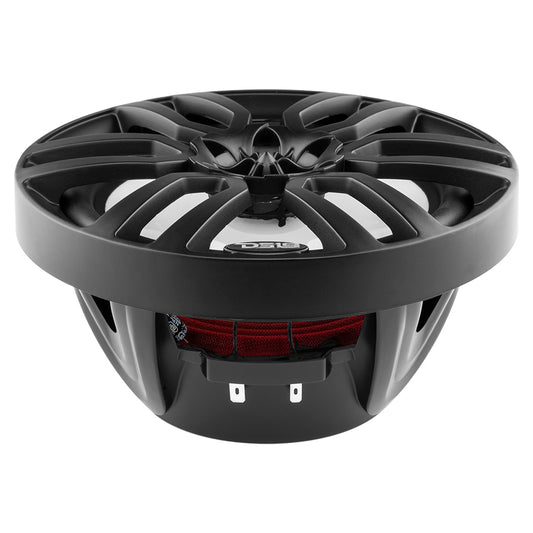 DS18 HYDRO 8 2Way Marine Speakers wRGB LED Lights 375W Matte Black NXL8BK