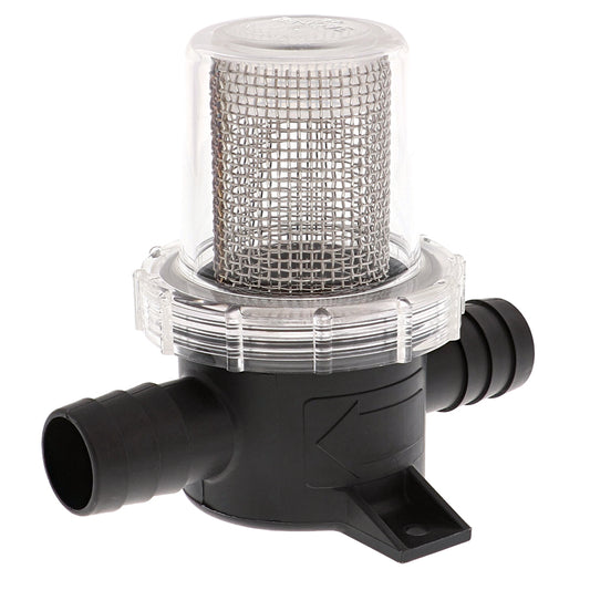 Jabsco Pumpgard InLine Strainer 34 Hose 40 Mesh 362000000
