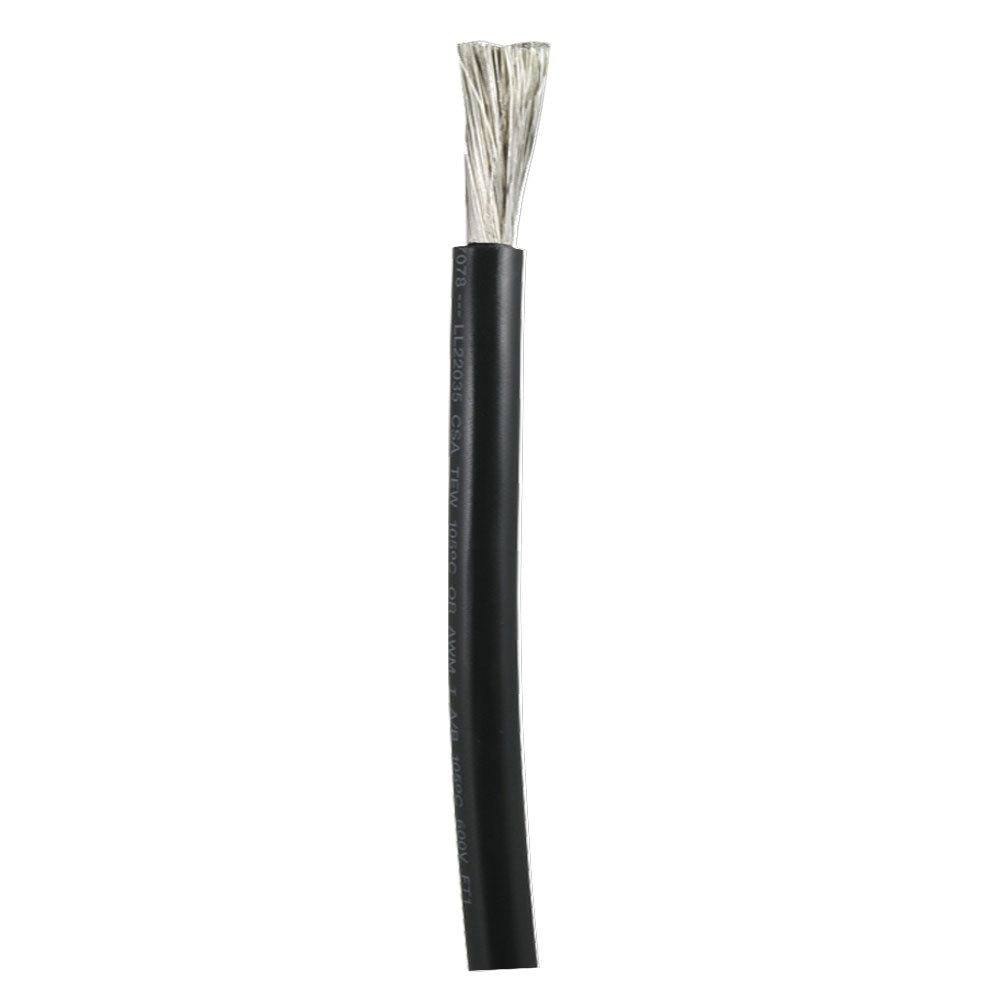 Ancor Tinned Copper Battery Cable 30 AWG 81mm Black Sold By The Foot 1180FT