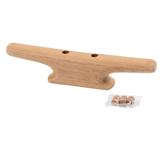 Whitecap 6 Cleat Teak 60401