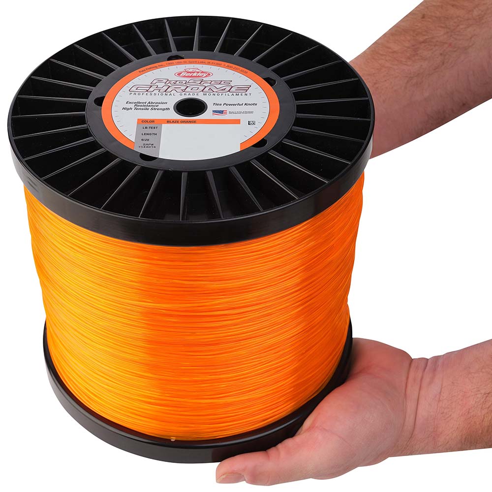 Berkley ProSpec Chrome Blaze Orange Monofilament 50 lb 5000 yds PSC5B5080 1544012