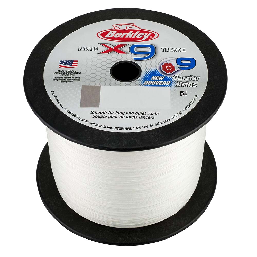 Berkley x9 Braid Crystal 40lb 2188 yds X9BBK40CY 1486912