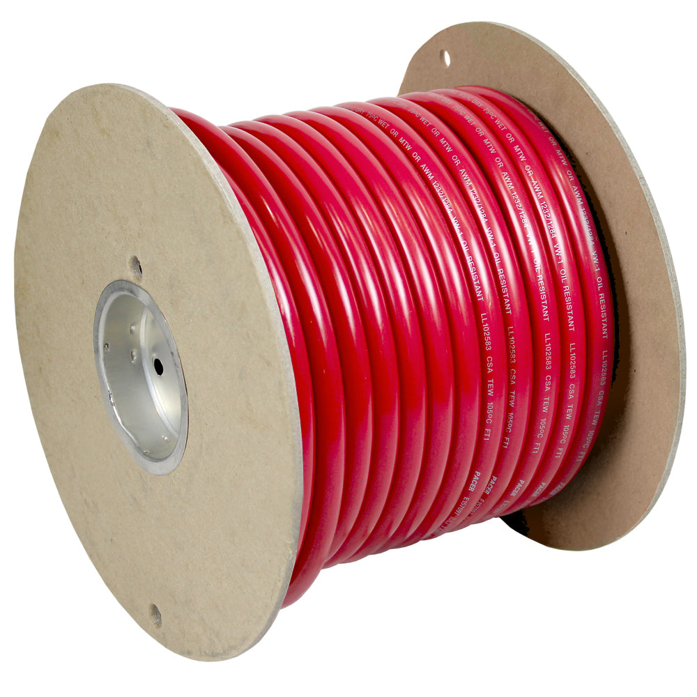 Pacer Red 2 AWG Battery Cable 100 WUL2RD100