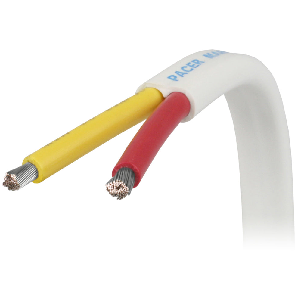 Pacer 122 AWG Safety Duplex Cable Flat Cable RedYellow 250 W122RYW250