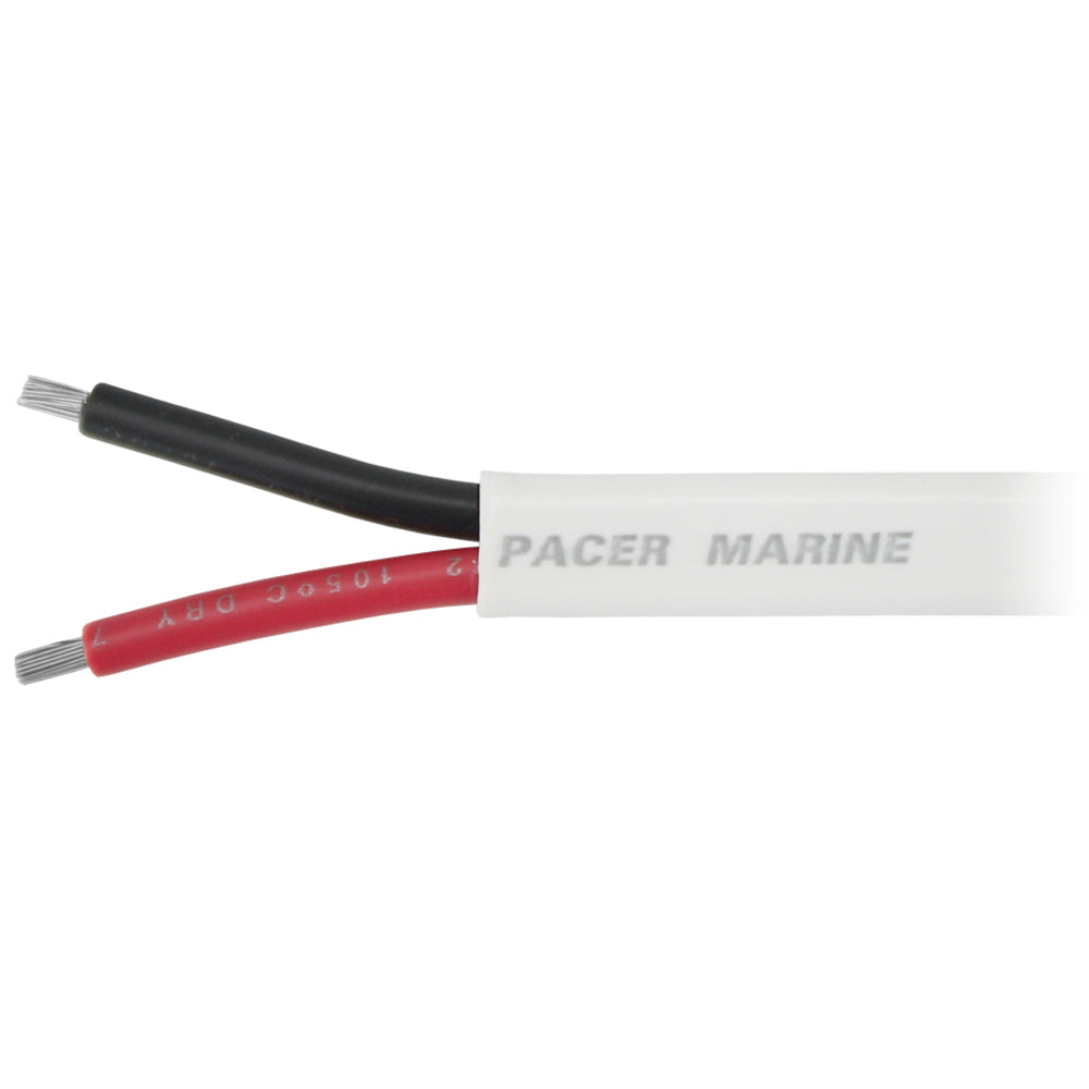 Pacer 182 AWG Duplex Cable Flat Cable RedBlack 100 W182DC100