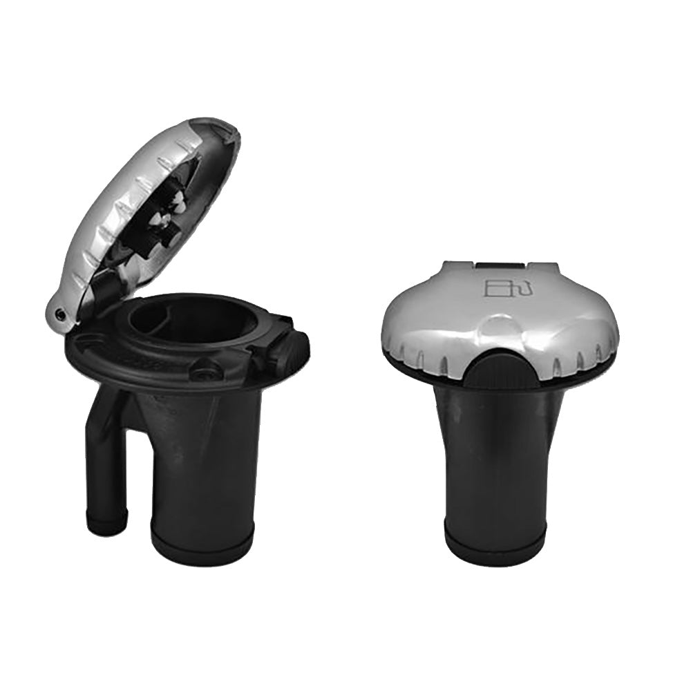 Attwood Deck Fill fPressure Relief Systems Straight Body Scalloped Stainless Steel Cap 99DFPVSS1S