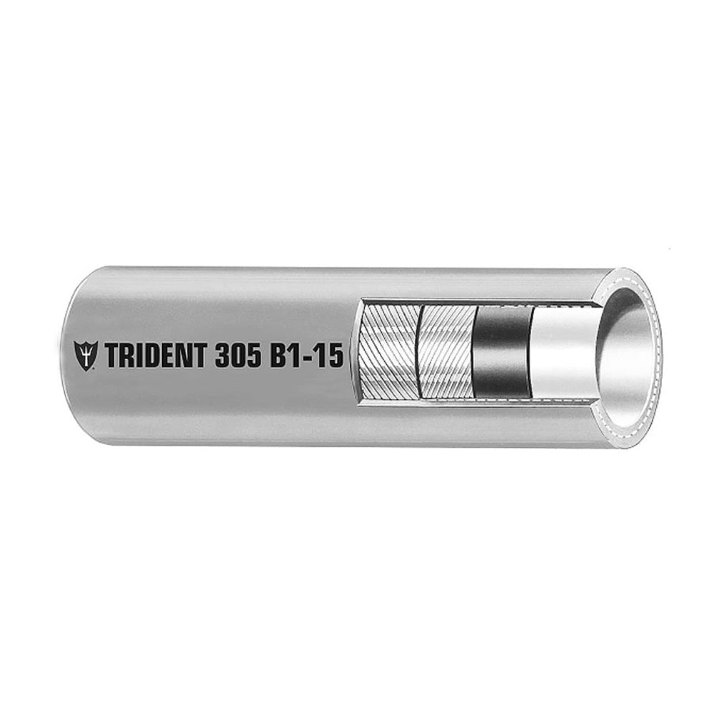 Trident Marine 516 Barrier Lined B115 EPA Compliant Outboard Fuel Line Hose Gray Sold by the Foot 3050566FT