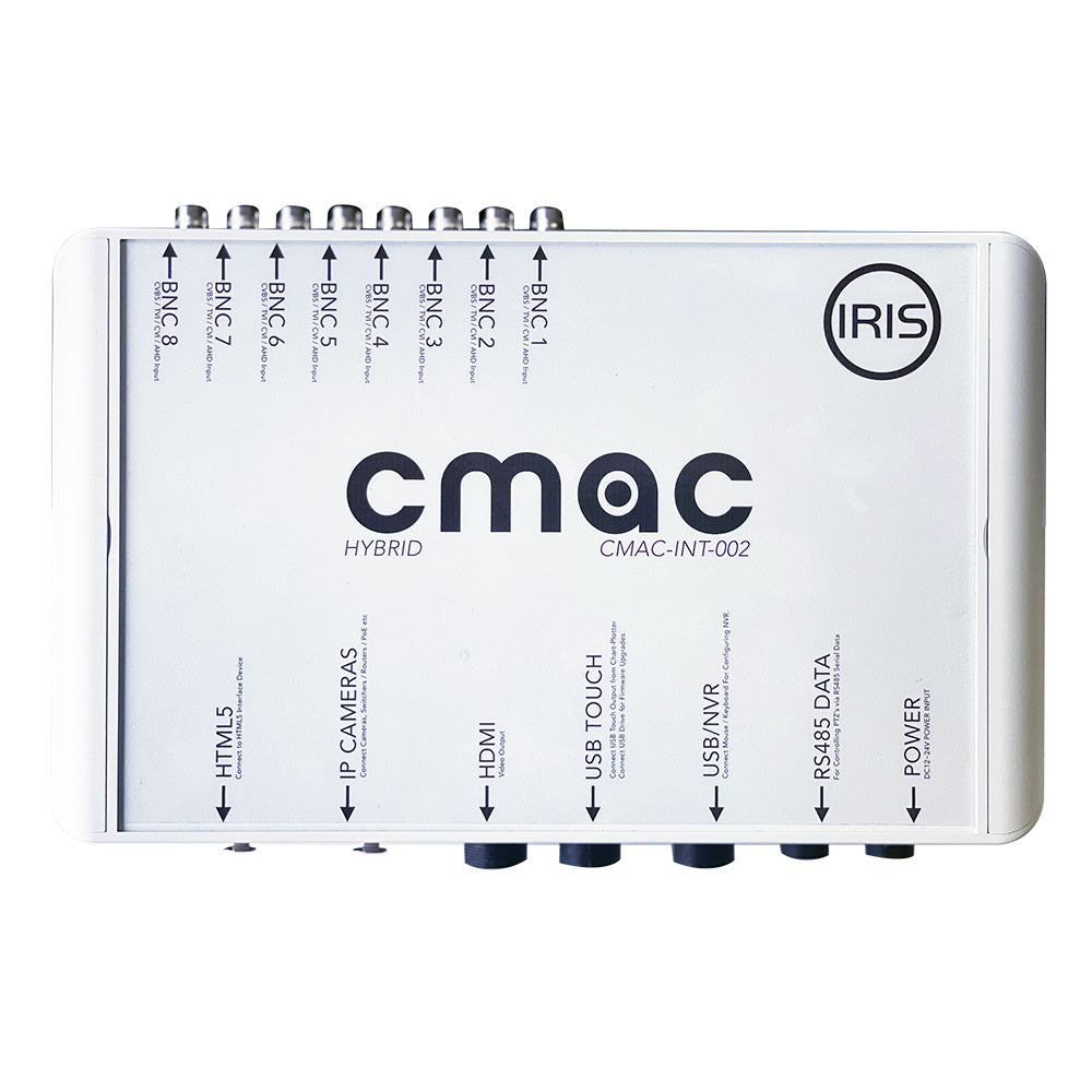 Iris Control fGarmin OneHelm Host Interface No Recording Hybrid CMACINT002
