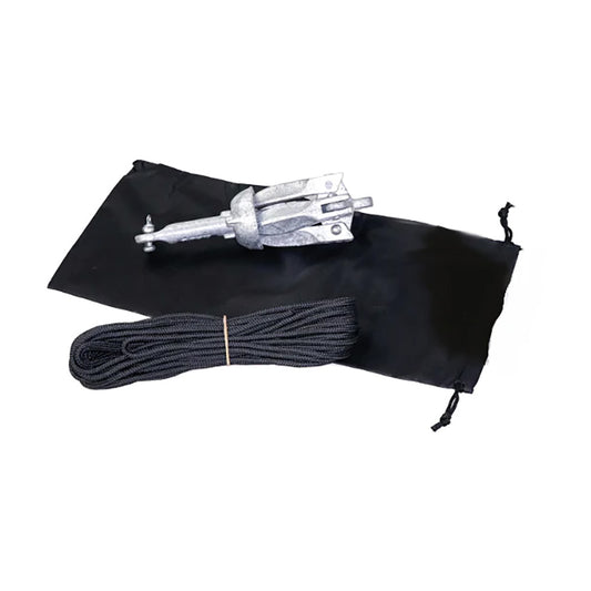 YakGear 15lb Grapnel Anchor Kit wStorage Bag AB1
