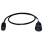 Echonautics 1M Adapter Cable wMale 8Pin Black Box Connector fEchonautics 300W 600W  1kW Transducers CBCCMS0501
