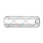 Trident Marine 12 x 50 Clear Reinforced PVC Hose Tubing Red  Blue Tracer 1620126