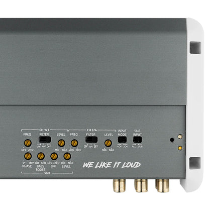 DS18 NXLM5 Full Range 5 Channel Class D Amplifier  4 x 150W  4Ohm  1 x 600W RMS  2Ohm NXLM5