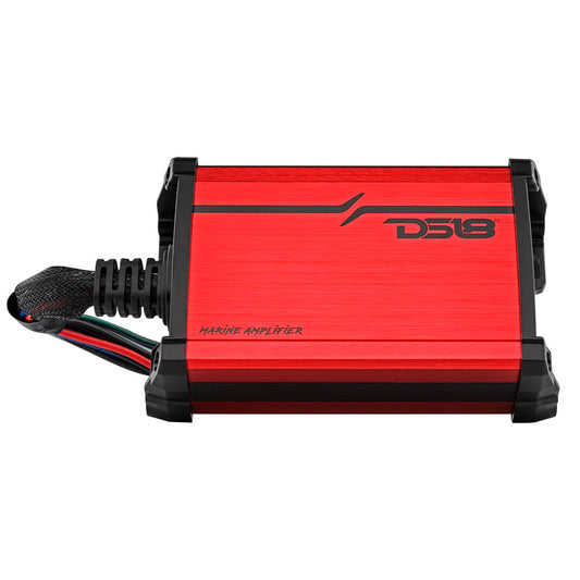 DS18 MP4A FullRange 4 Channel Class D Amplifier  4 x 40W RMS  4Ohm MP4A