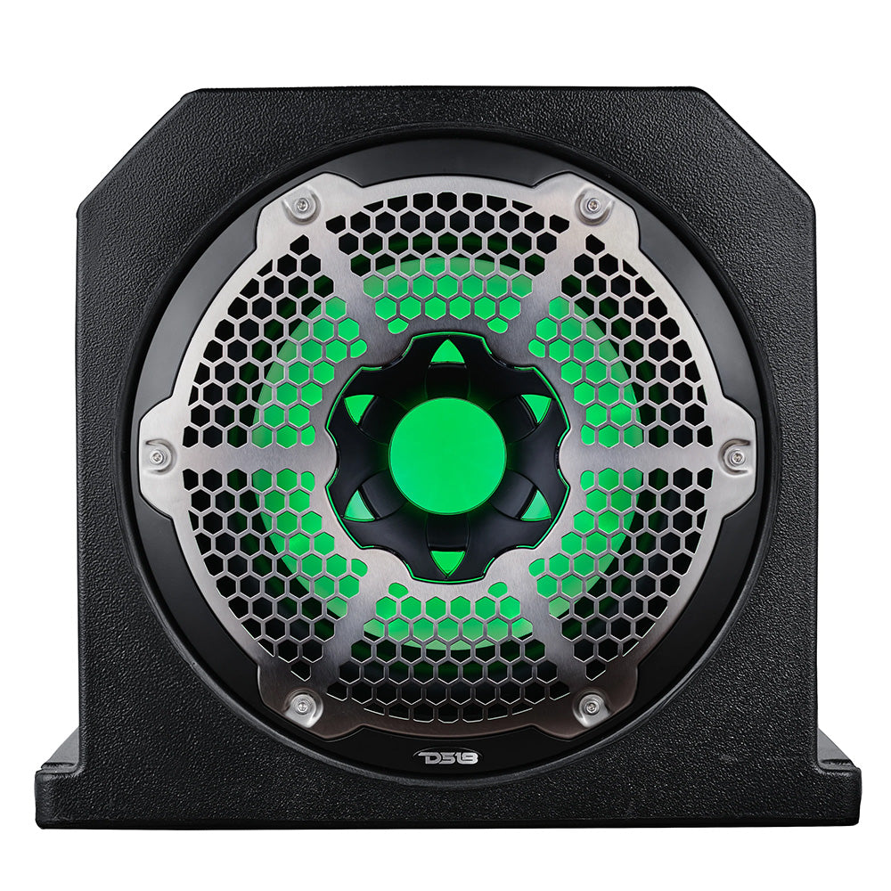 DS18 HYDRO 10 Marine Sub Box wRGB Lighting  Black NXL10SUBLDBK
