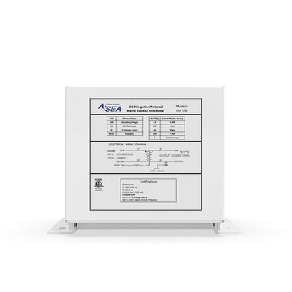 ASEA Power Systems 36 kVA Isolation Transformer 634003