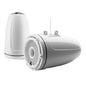JL Audio M6 Series 88 Enclosed Tower Coaxial System wGloss White Classic Grille  M6880ETXv3GwC3Gw 0100385700