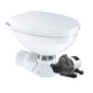 Commodore Quiet Flush Electric Toilet  Rear Macerator  Raw Water Pump  Regular Size CM4RMT