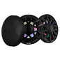 DS18 65 2Way Coaxial Marine Speakers wDigital LED Lights  Bullet Tweeter  Black  150W 4Ohm NXLIQ6BK