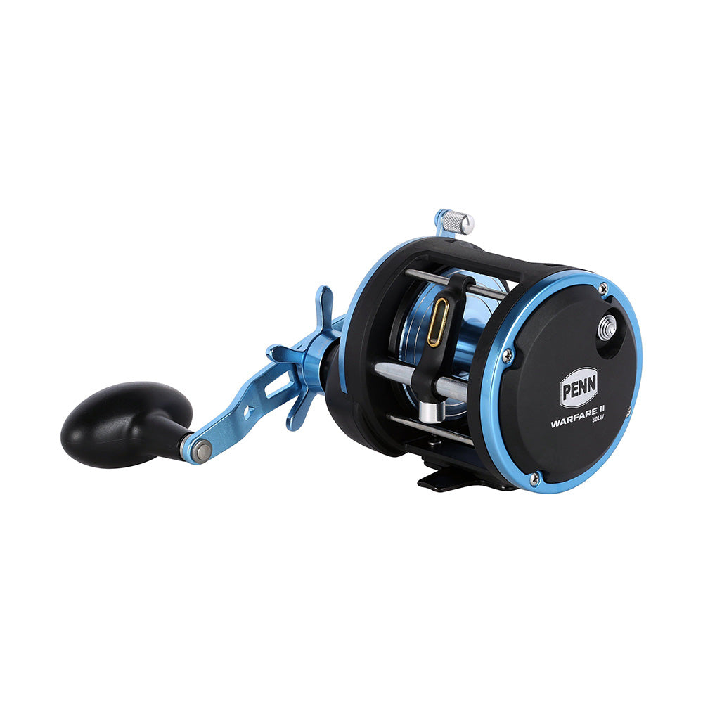 PENN WARII30LW Warfare II Level Wind 30 Right Hand Conventional Reel 1639133