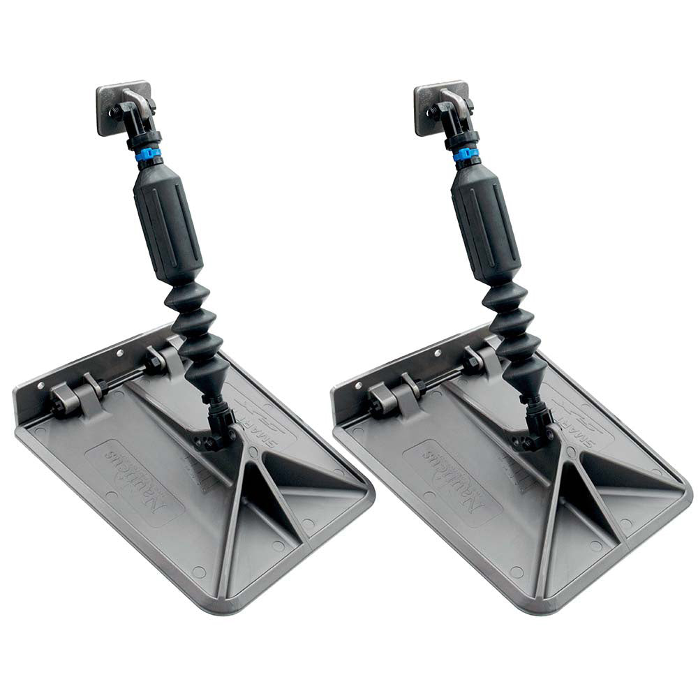 Smart Tabs SX Trim Tabs by Lectrotab 95 x 10 f1822 Boats w80lb Actuators  150240HP  Gunmetal Grey SXG951080
