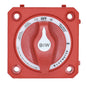 Bluewater OnOff 4 Post Dual Circuit Battery Switch wo Base  Panel Mount  Red 980001010