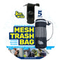 Star brite Mesh Trash Bag wLocking Suction Cup  Litter Guard Cinch Tie  5 Gallons 52074