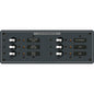 Blue Sea 8096 DC 6 Position Toggle Branch Circuit Breaker Panel  White Switches 8096