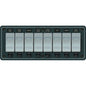 Blue Sea 8261 Waterproof Panel 8 Position  Slate Grey 8261